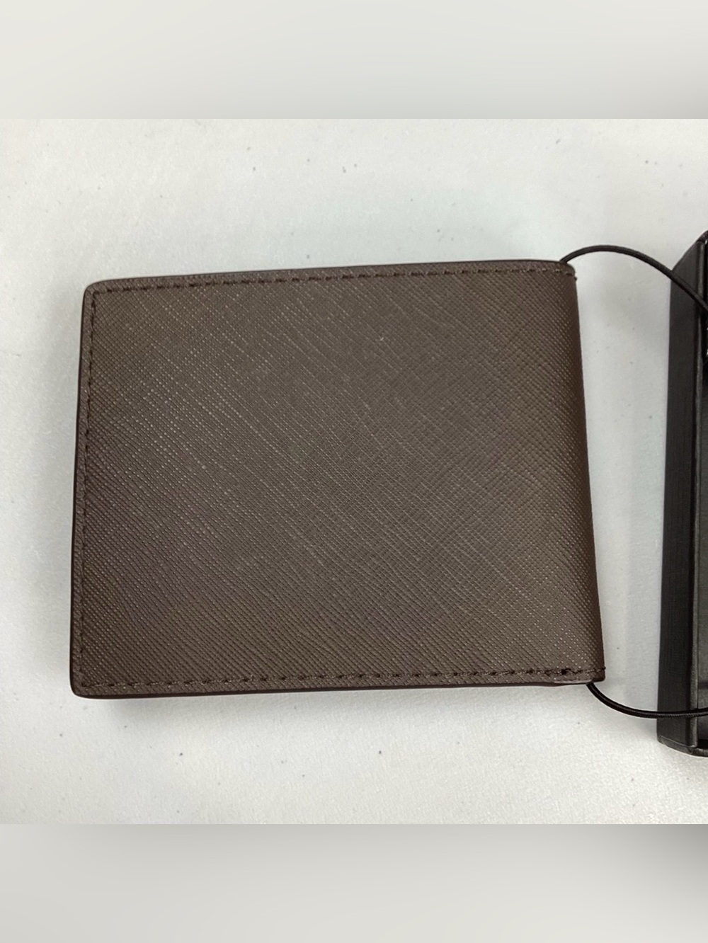 Michael Kors Andy Slim Billfold Wallet Brown Leather New With Box Retail $98 - Picture 4 of 9